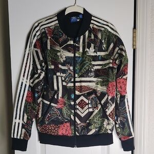 Adidas Medium XiloFloresta Track‎ Jacket Hawaii Camo Jungle, size small